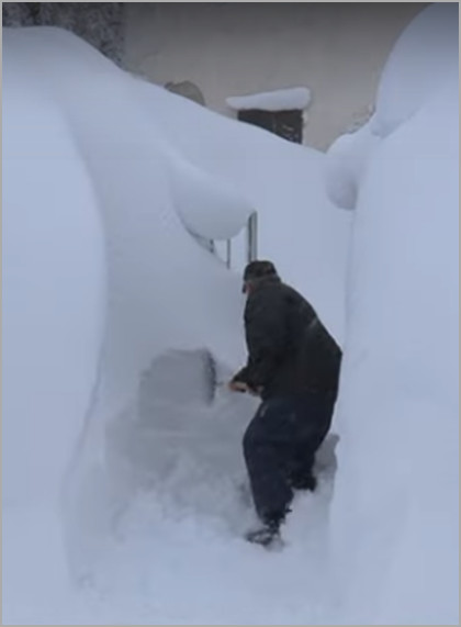 nevicata eccezionale Abetone