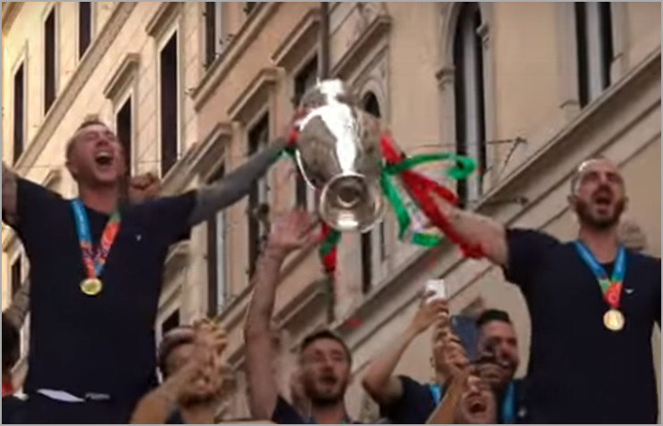 Italia vince Europei di calcio