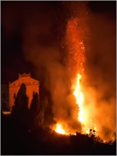 Incendi Sicilia Calabria